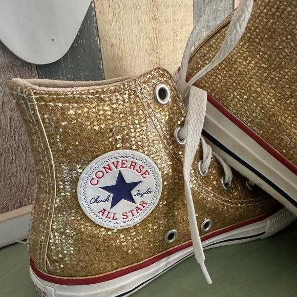 Converse Gold Girls size 1 - Picture 4 of 10